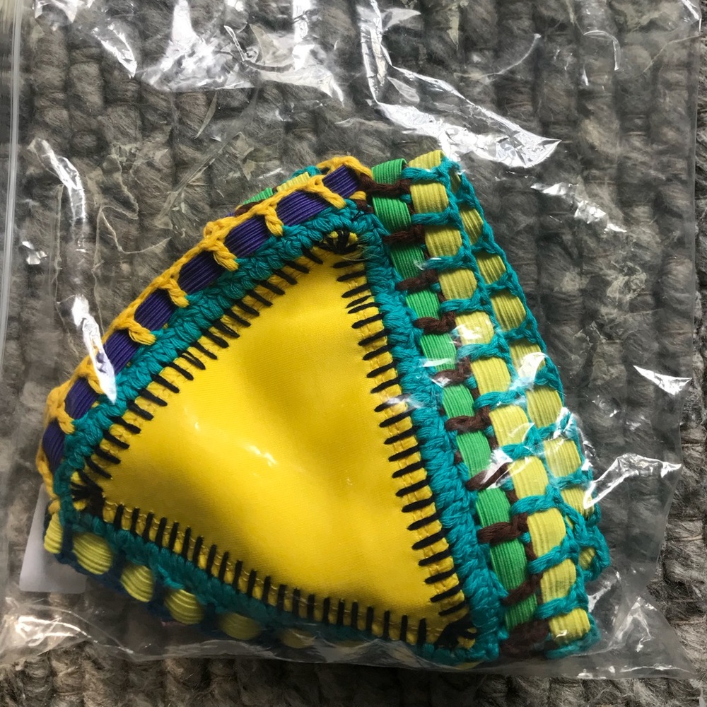 Yellow Crochet Bikini - Picture 3 of 7
